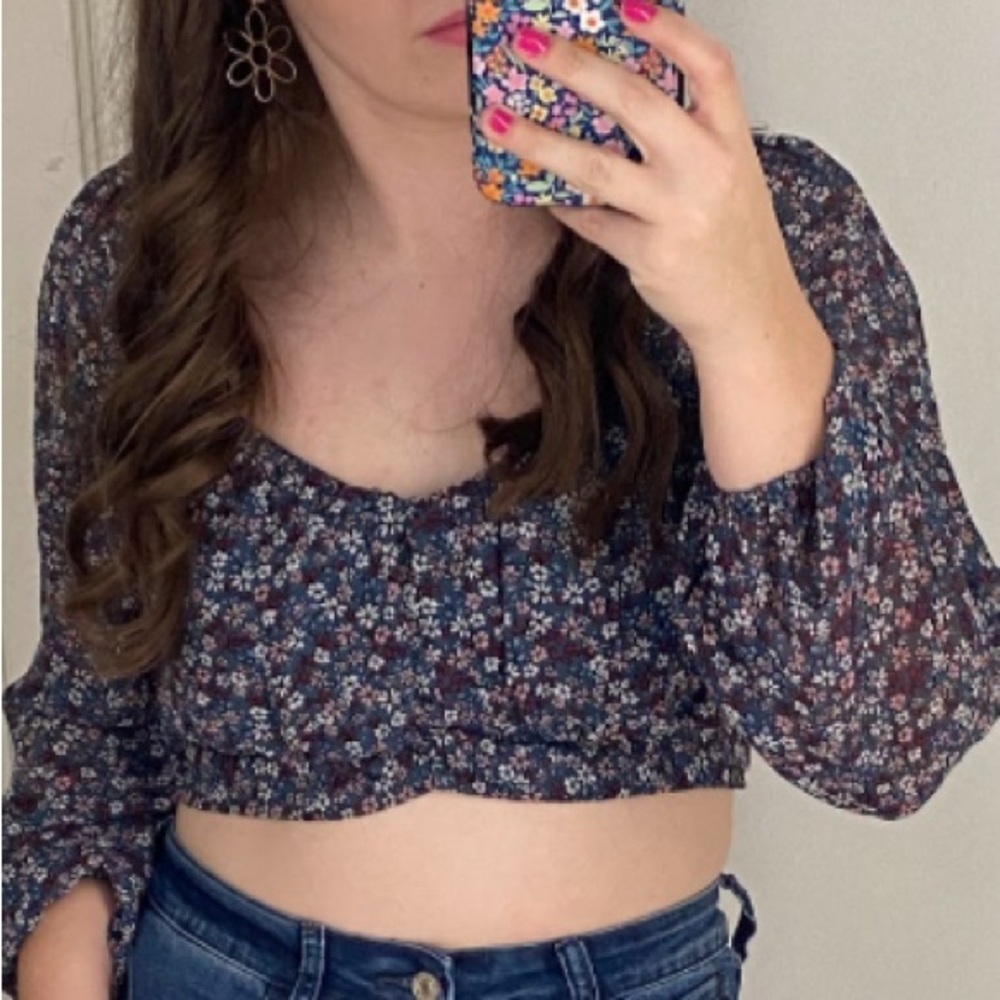 Floral Crop Top